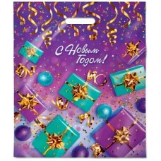 Пакет выр. 40х47+6 (45) НГ Дари праздник (50/500) Интер 