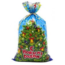 Пакет фольга НГ 30х50 С Наступающим Вас! 2кг (100/2000)