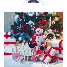 Пакет петл.38х34+3 (70) укороч НГ Снежный гость (50/500) Арт