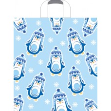 Пакет петл.38х42+3 (37) ПНД НГ Пингвины (50/500) Арт