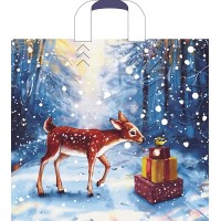 Пакет петл.38х34+3(70) укороч НГ Новогодняя тропа (50/500) Арт