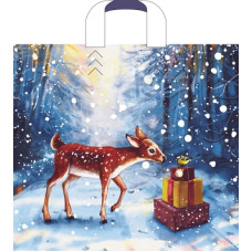 Пакет петл.38х34+3(70) укороч НГ Новогодняя тропа (50/500) Арт